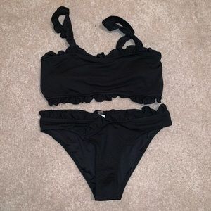 black bikini set